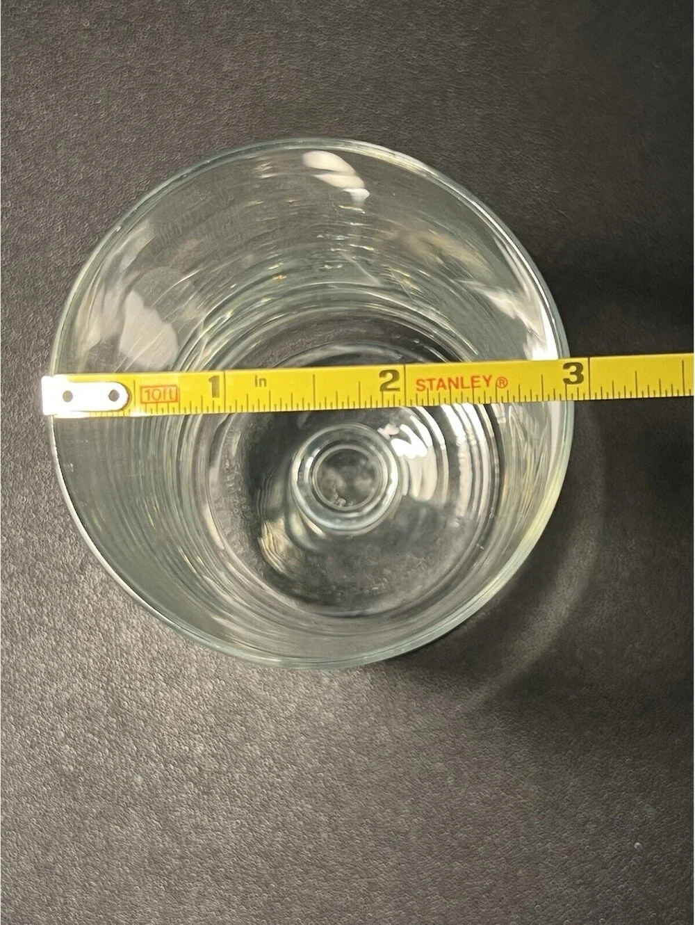 Luminarc France 1970s Set Of 2 Water Wine Goblets Cavalier Clear Glass, 3x5”